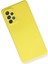 Samsung Galaxy A72 Kılıf Nano Içi Kadife Silikon - Sarı 6