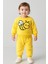 Unisex Kışlık Welsoft Arı Nakışlı Takım - Sarı 1
