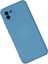 Samsung Galaxy A03 Kılıf Nano Içi Kadife Silikon - Mavi 5