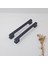Sur 128/160MM Metal Siyah Mutfak Banyo Dolap Mobilya Çekmece Kulpu 1. Sınıf Malzeme 4