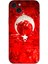 iPhone 15 Plus Uyumlu Türk Bayrağı Desenli Telefon Kılıfı + Ekran Koruyucu - 5847 1