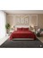 Comfort Yorgan Seti Çift Kişilik Stripe Bordo 1
