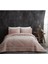 Comfort Yorgan Seti Çift Kişilik Stripe Cappucino 1
