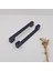 Berta Geniş 128/160MM Metal Siyah Mutfak Banyo Dolap Mobilya Çekmece Kulpu 1. Sınıf Malzeme 2