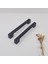 Berta Geniş 128/160MM Metal Siyah Mutfak Banyo Dolap Mobilya Çekmece Kulpu 1. Sınıf Malzeme 4