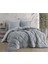 Comfort Yorgan Seti Çift Kişilik Stripe Gri 1
