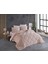 Comfort Yorgan Seti Çift Kişilik Stripe Pudra 1