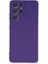 Samsung Galaxy S21 Ultra Kılıf Nano Içi Kadife Silikon - Mor 5