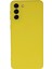 Samsung Galaxy S21 Plus Kılıf Nano Içi Kadife Silikon - Sarı 4