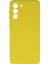 Samsung Galaxy S21 Kılıf Nano Içi Kadife Silikon - Sarı 4