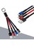 Işıklı Anahtarlık Model 3 In 1 USB Çıkışlı Mikro,type-C ve Iphone Uyumlu Şarj Kablosu ( Lisinya ) 2