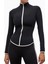 Base Contrast Trim Zip Up Jacket Şekillendirici Kontrast Detaylı Kadın Ceket 6