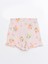 Yeni Sezon Beli Lastikli Baskılı Kız Bebek Şort 1