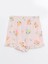 Yeni Sezon Beli Lastikli Baskılı Kız Bebek Şort 3