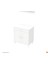 Asel (Xxxl) Set Ocak Altı Dolap Beyaz Dolap 1 Çekmece Çift Kapaklı ve 1 Gözlü Tüp Bölme 80X88X48 cm 10