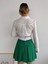 Çizgili Pileli Etek S24-1013 5