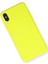 iPhone x Kılıf Nano Içi Kadife Silikon - Sarı 6