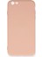 iPhone 6 Plus Kılıf Nano Içi Kadife Silikon - Pudra 5