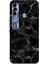 Tecno Spark 7 Pro Uyumlu Mermer Desenli Telefon Kılıfı + Ekran Koruyucu - 5815 1