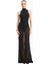 Sheer High Neck Racerback Gown Maxi Kadın Elbise 1
