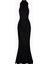 Sheer High Neck Racerback Gown Maxi Kadın Elbise 2