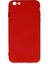 iPhone 6 Plus Kılıf Nano Içi Kadife Silikon - Kırmızı 5