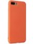 iPhone 7 Plus Kılıf Nano Içi Kadife Silikon - Turuncu 5