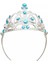 Mavi Taşlı Elsa Çocuk Tacı Prenses Tacı Kraliçe Tacı 16X14 cm 2