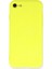 iPhone 7 Kılıf Nano Içi Kadife Silikon - Sarı 5