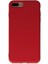 iPhone 7 Plus Kılıf Nano Içi Kadife Silikon - Kırmızı 4