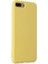 iPhone 7 Plus Kılıf Nano Içi Kadife Silikon - Sarı 5
