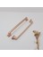 Kürdevan 160MM Metal Modern Şık Rose Gold Mutfak Banyo Dolap Çekmece Kulpu 1. Sınıf Malzeme 1