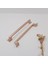 Kürdevan 160MM Metal Modern Şık Rose Gold Mutfak Banyo Dolap Çekmece Kulpu 1. Sınıf Malzeme 2