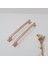 Kürdevan 160MM Metal Modern Şık Rose Gold Mutfak Banyo Dolap Çekmece Kulpu 1. Sınıf Malzeme 4