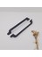 Hasır 160MM Siyah Metal Mutfak Banyo Dolap Çekmece Mobilya Kulpu 1. Sınıf Malzeme 1