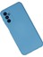Samsung Galaxy M23 Kılıf Nano Içi Kadife Silikon - Mavi 5