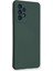 Samsung Galaxy A53 5g Kılıf Nano Içi Kadife Silikon - Koyu Yeşil 5