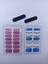 Kendinden Yapışkanlı Nail Sticker 2 Paket Tırnak Stickeri Takma Yapışkanlı Oje Mavi Pembe 1