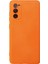 Samsung Galaxy S20 Fe Kılıf Nano Içi Kadife Silikon - Turuncu 4
