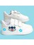 Mavi Canavar Laylo Baskılı Beyaz Bantlı Çocuk Spor Ayakkabı Sneaker 1