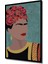 Çerçeve Görünümlü Bohem ve Renkli Portre Dekoratif Ahşap Mdf Tablo Dikdörtgen Tablo 2