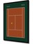 Çerçeve Görünümlü Paris 1925 Tenis Kortu Ahşap Mdf Dekoratif Tablo Dikdörtgen Tablo 2