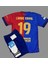 FC/BARÇA/2024/25 Lamine Yamal 19 Numara Iç Saha Çocuk Forması 4'lü SET6533653663 2