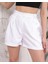 Çizgili Düğmeli Şort Beyaz S2551251 1