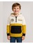 Çocuk Sweatshirt – Renk Bloklu, Kapüşonlu, Fermuarlı 9-12 Yaş 1