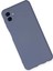 Samsung Galaxy A04E Kılıf Nano Içi Kadife Silikon - Gri 8