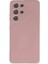 Samsung Galaxy S21 Ultra Kılıf Nano içi Kadife Silikon - Pudra 4
