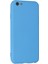 iPhone 6 Plus Kılıf Nano Içi Kadife Silikon - Mavi 6