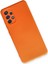 Samsung Galaxy A72 Kılıf Nano Içi Kadife Silikon - Turuncu 6