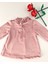 Bebek Kadife Takım - Kız Bebek Volanlı Yaka Alt Üst Takım - 9-12 Ay, 12-18 Ay, 1-2 Yaş, 2-3 Yaş 7